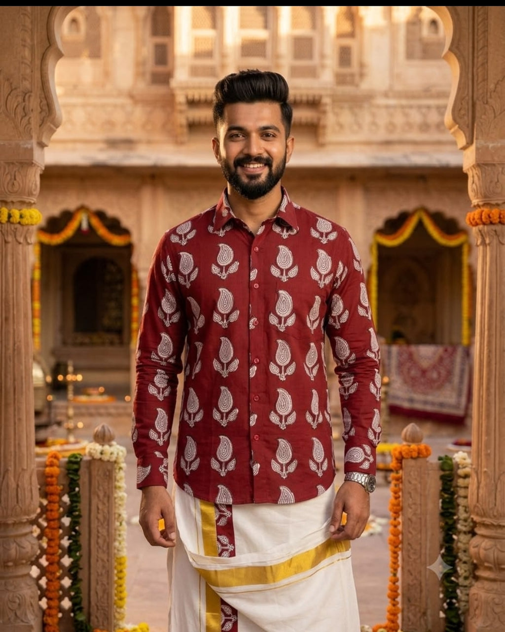 Cotton jaipur block print combo