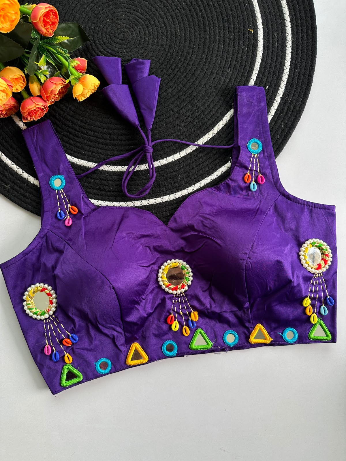 Fashion Collar Neck Blouse – Navratri Special