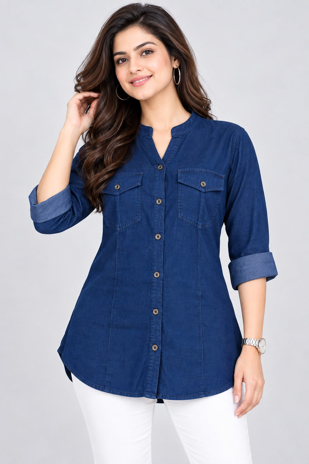 Always New Ladies Denim Shirt