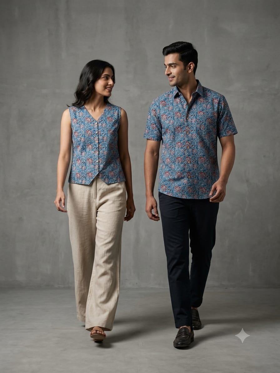 Pure Cotton Hand Block Printed Women’s Top