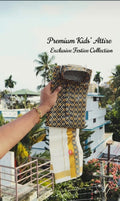 Premium Kids' Festive Shirt & Mundu Set