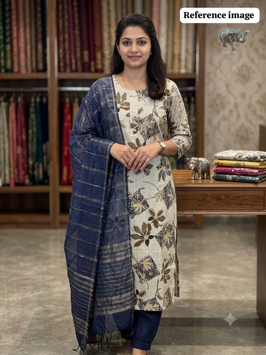 Heavy Vatikan Capsule Kurti Set (Kurti, Pant & Dupatta) - RC_FE 584F