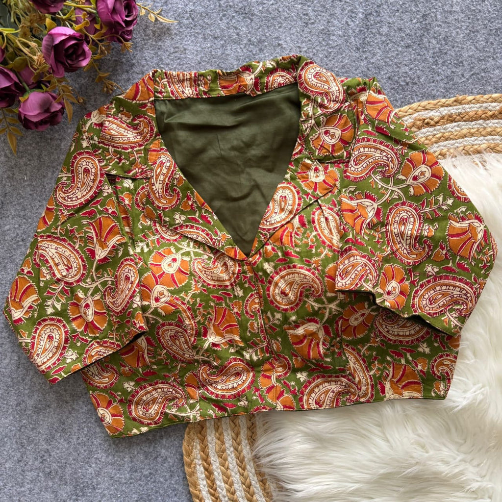 FASHION KALAMKARI SOUTH BLOUSE
