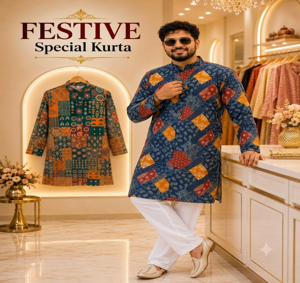 Festive Special Men’s Kurta Set
