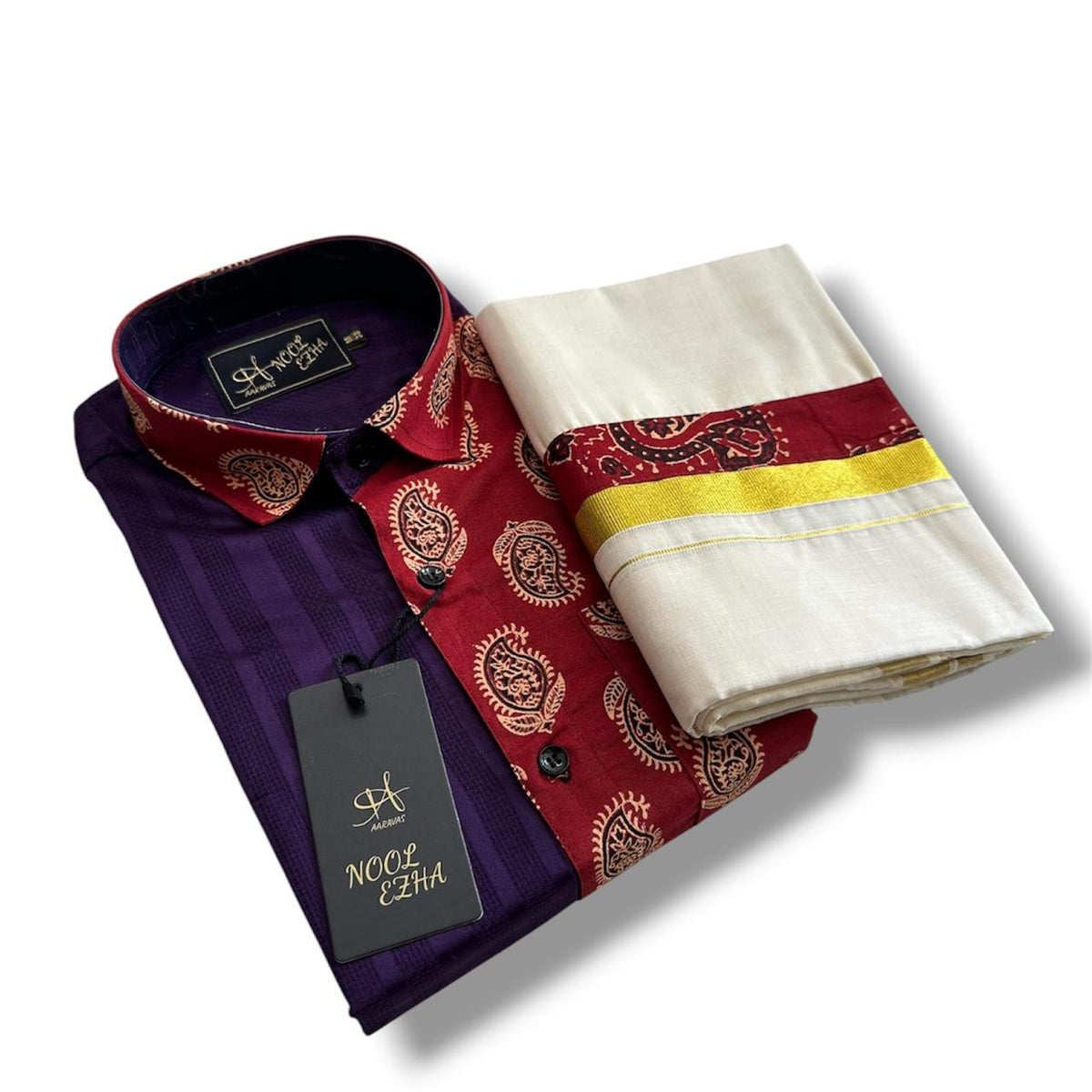 Premium Cotton Half & Half Full Sleeve Shirt Combo
