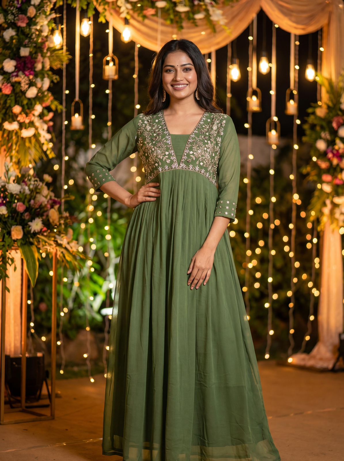 AMAYRA Ready-to-Wear Embroidered Gown