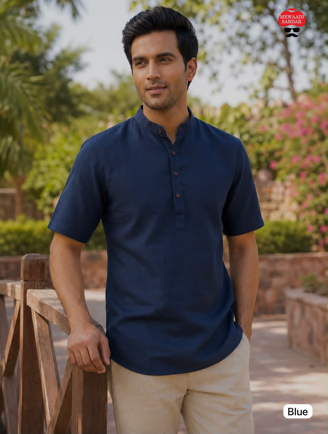 B-Desi 3.0 Short Kurta – Khadi Linen