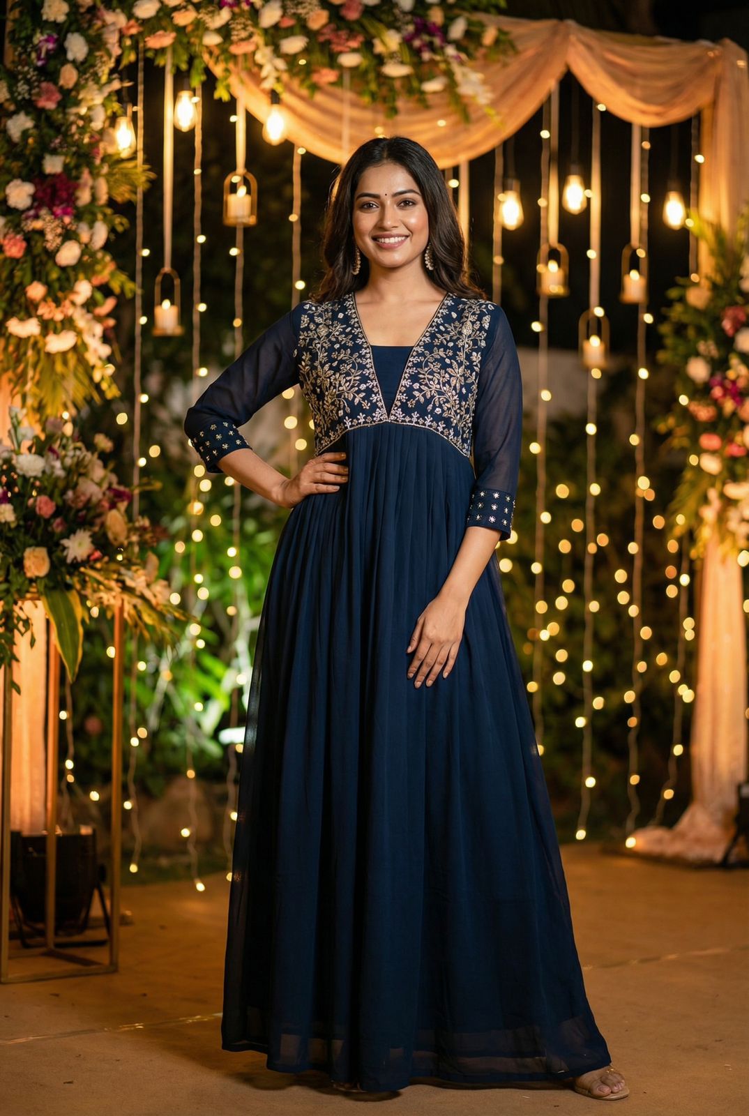 AMAYRA Ready-to-Wear Embroidered Gown