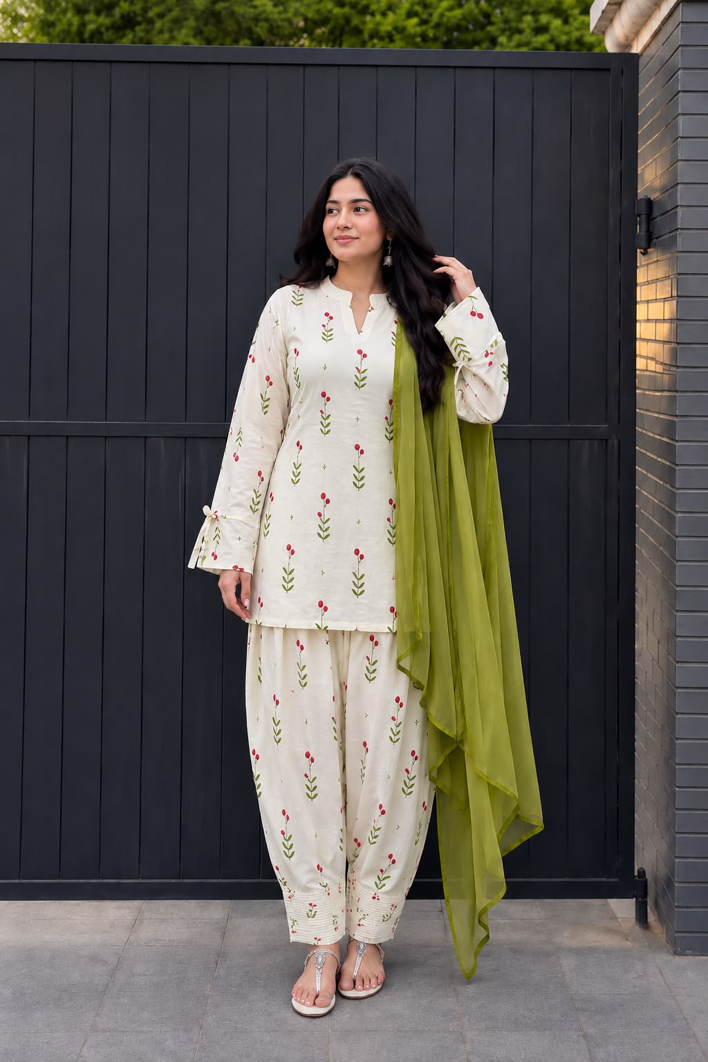 Farshi Salwar Suit – Heavy Rayon Printed Set