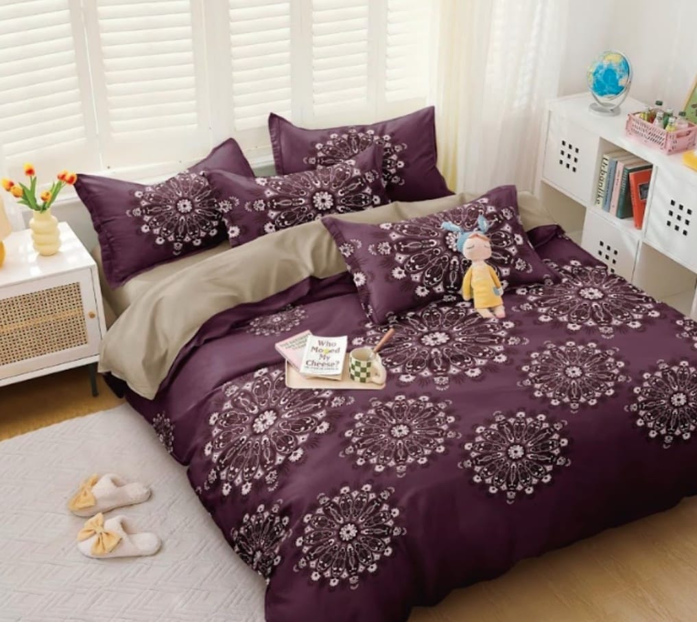 Premium Printed Bedsheet Collection – Flat & FTD Elastic Fitted Bedsheet