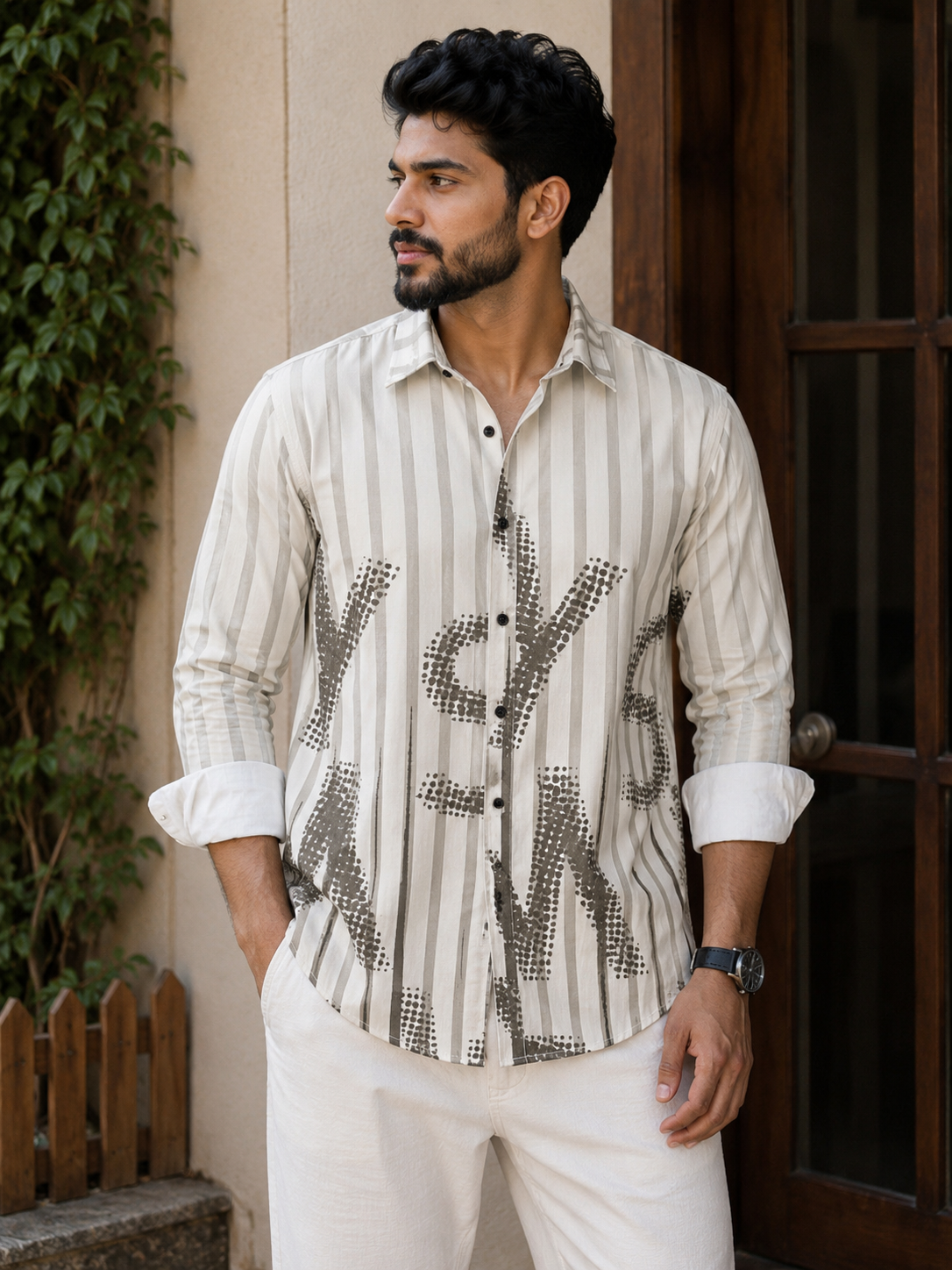 Cotton Printed Full Sleeve Shirt