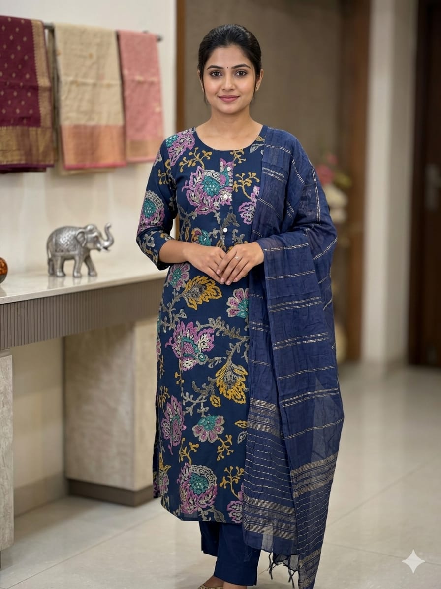 Heavy Vatikan Capsule Kurti Set (Kurti, Pant & Dupatta) - RC_FE 584F