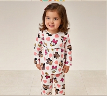 Girls Palazzo Full Sleeve Frock Set