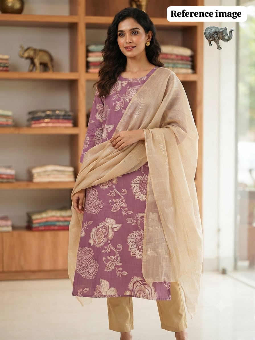 Heavy Vatikan Capsule Kurti Set (Kurti, Pant & Dupatta) - RC_FE 584F