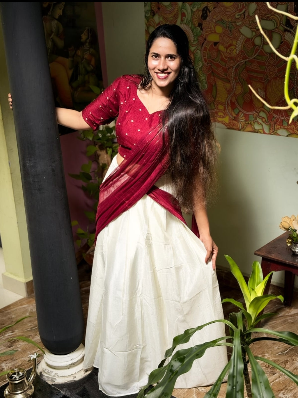 Guvaa Grace Ready-to-Wear Saree Set