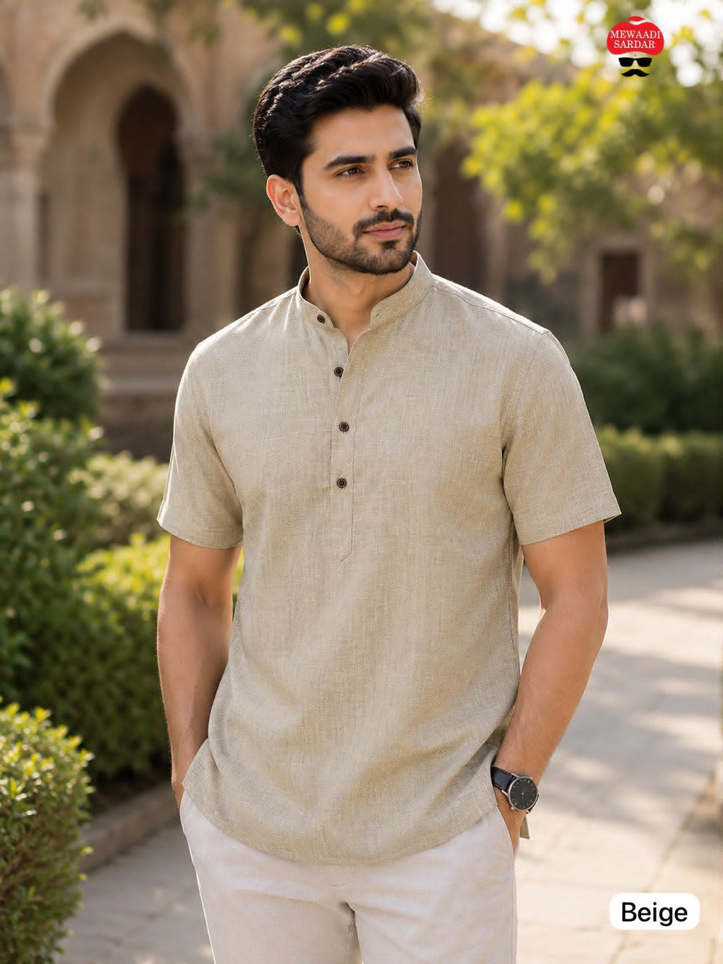 B-Desi 3.0 Short Kurta – Khadi Linen