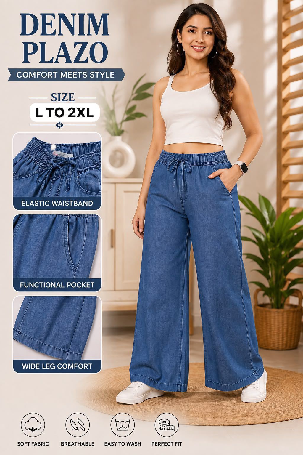 Tunic Shirt + Palazzo Set – Gaj Button Printed