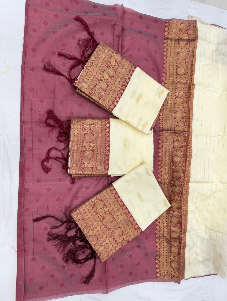 Pure Golden Zari Soft Banarasi Silk Saree