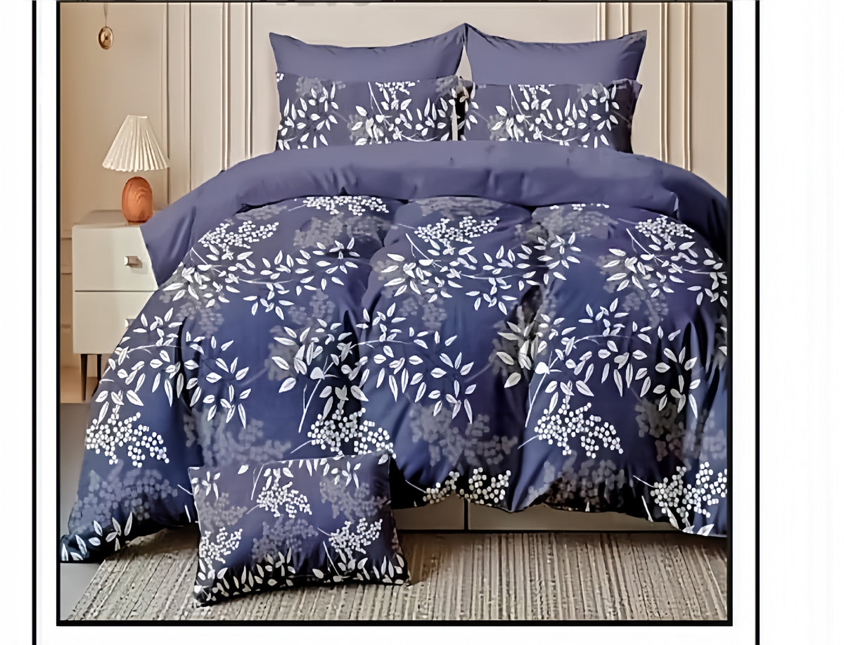 Premium Printed Bedsheet Collection – Flat & FTD Elastic Fitted Bedsheet