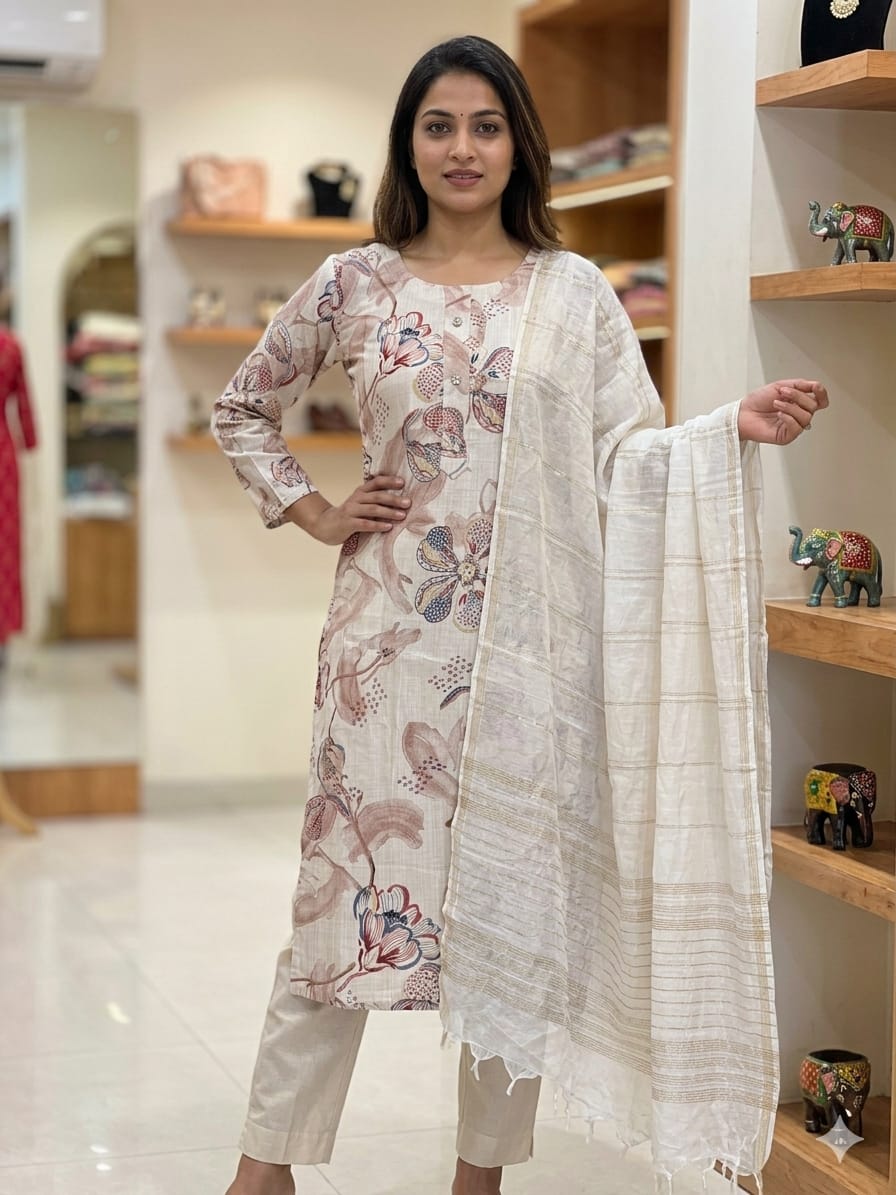 Heavy Vatikan Capsule Kurti Set (Kurti, Pant & Dupatta) - RC_FE 584F