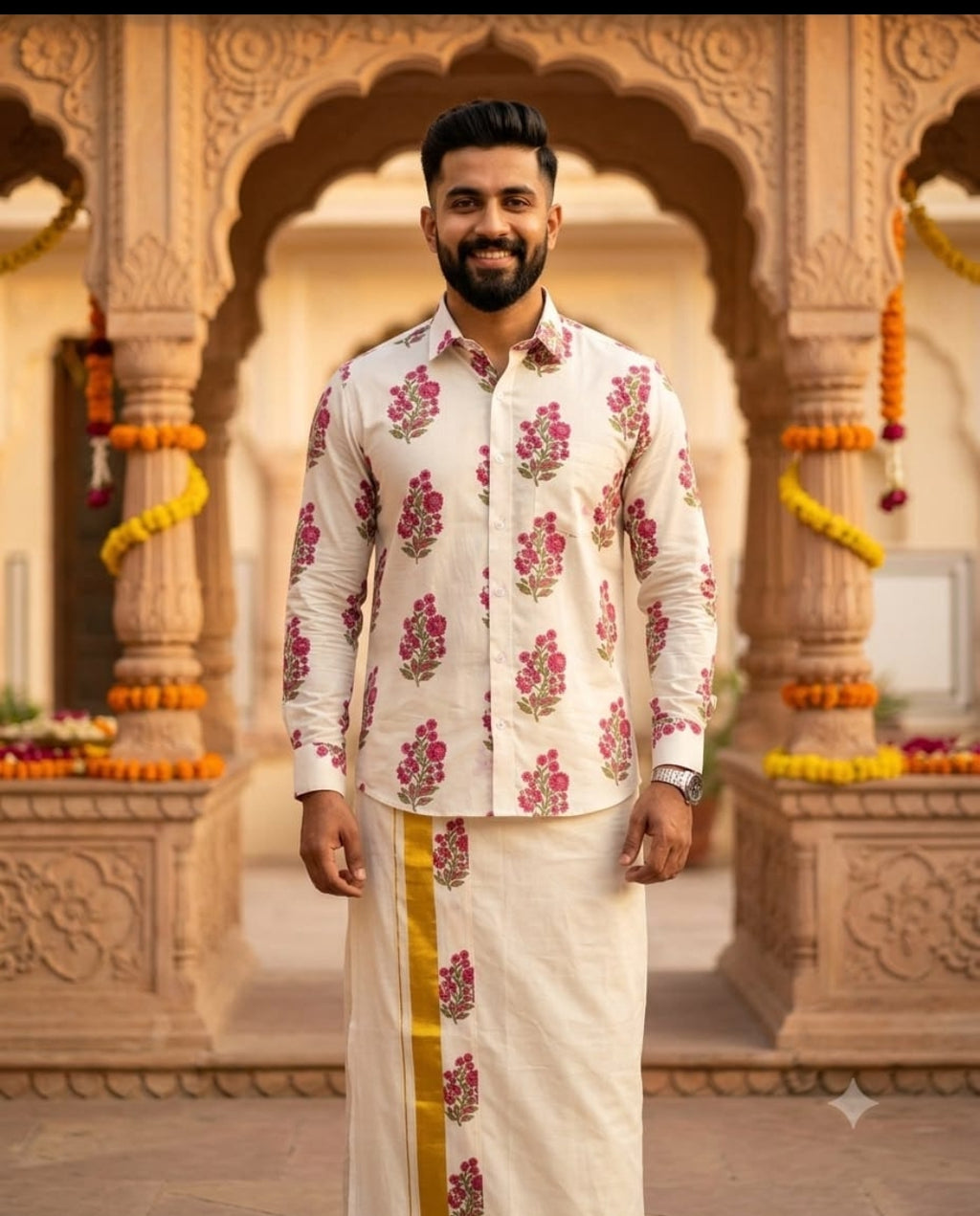 Cotton jaipur block print combo