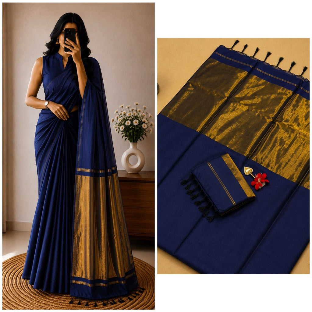 Nayanthara Inspired Khadi Saree