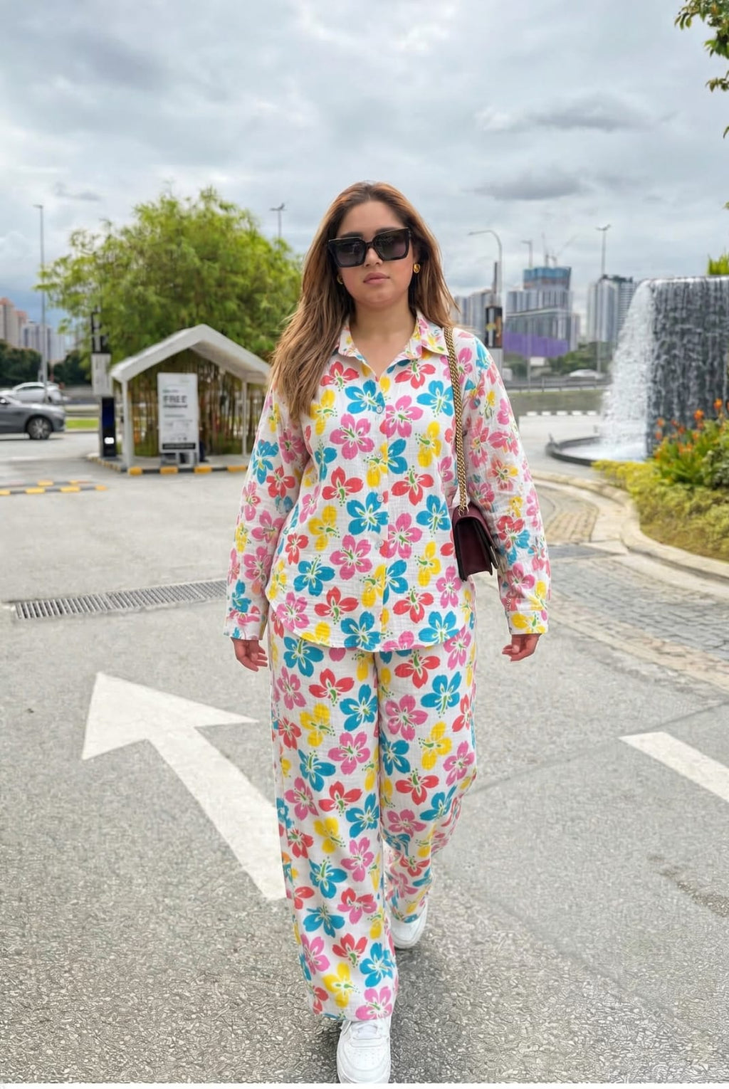 Pintersty Ultra Soft Mulmul Co-ord Set