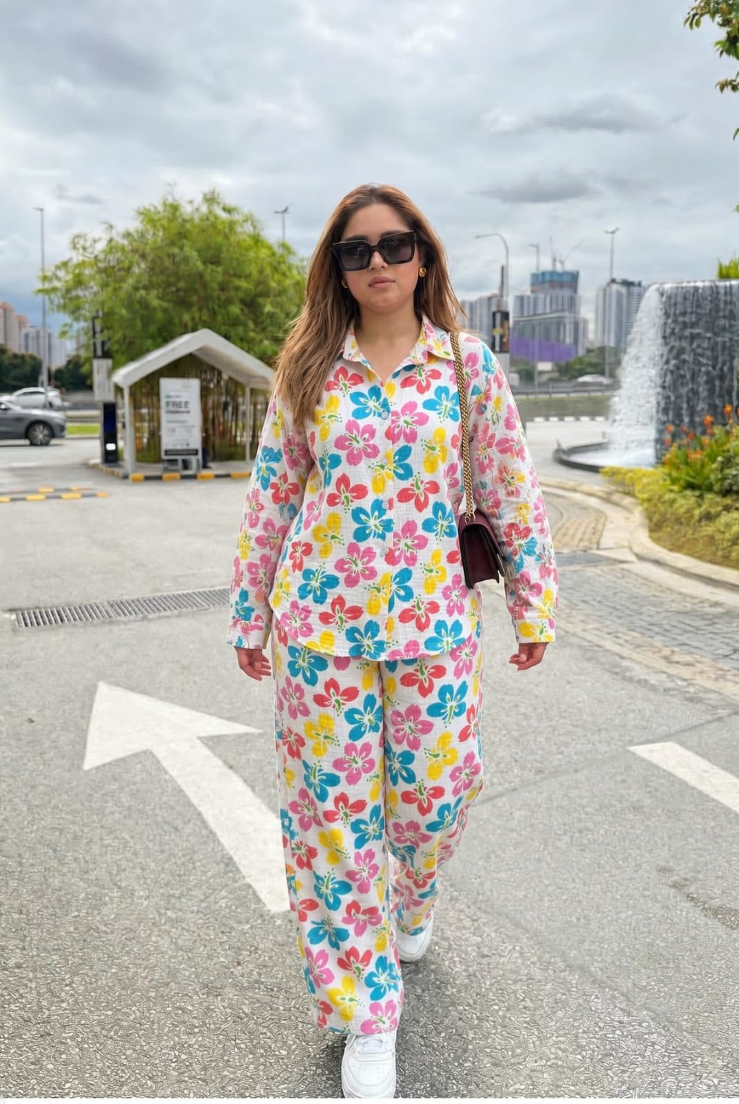 Pintersty Ultra Soft Mulmul Co-ord Set