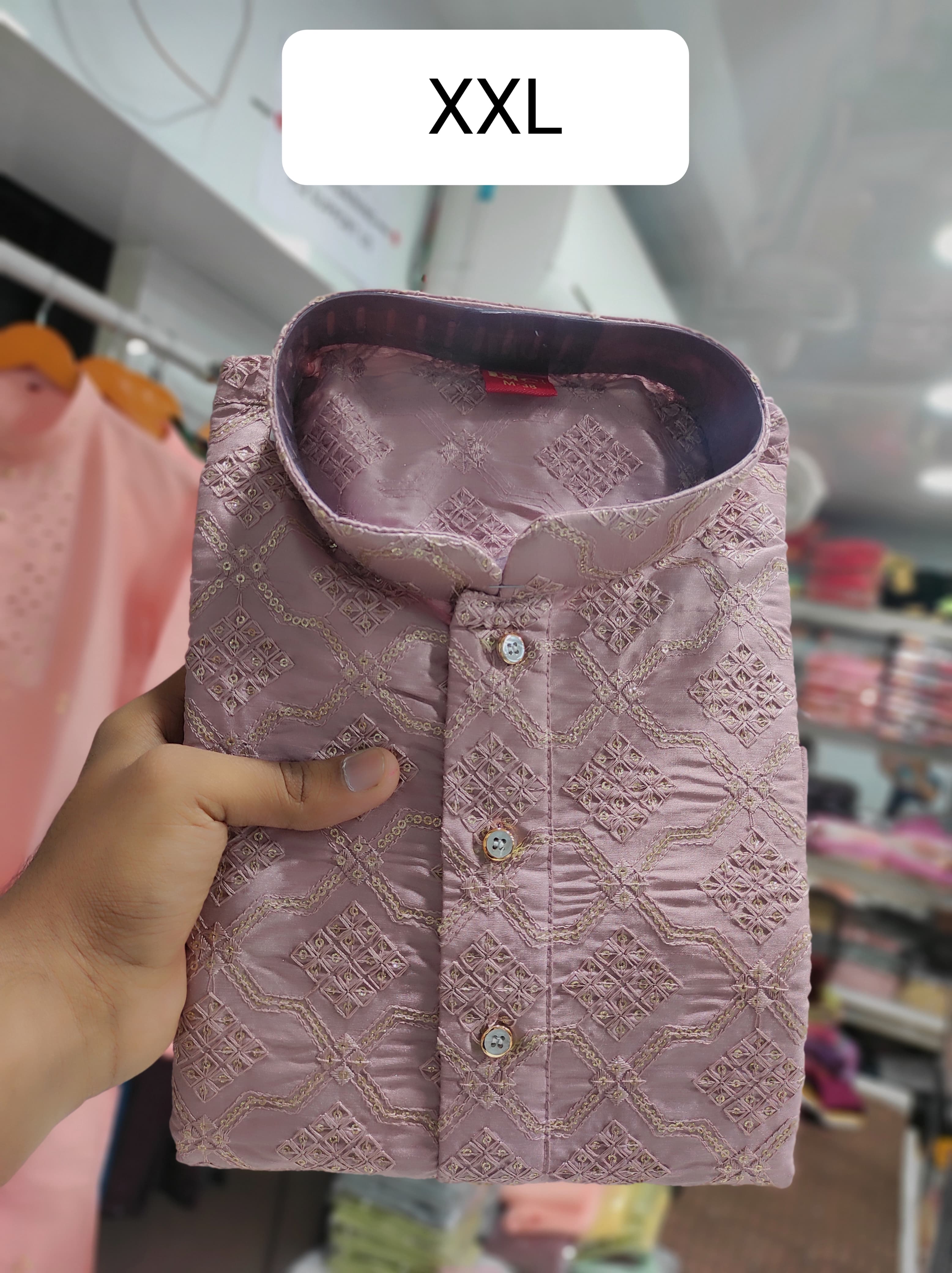 Men’s Embroidered Ethnic Kurta