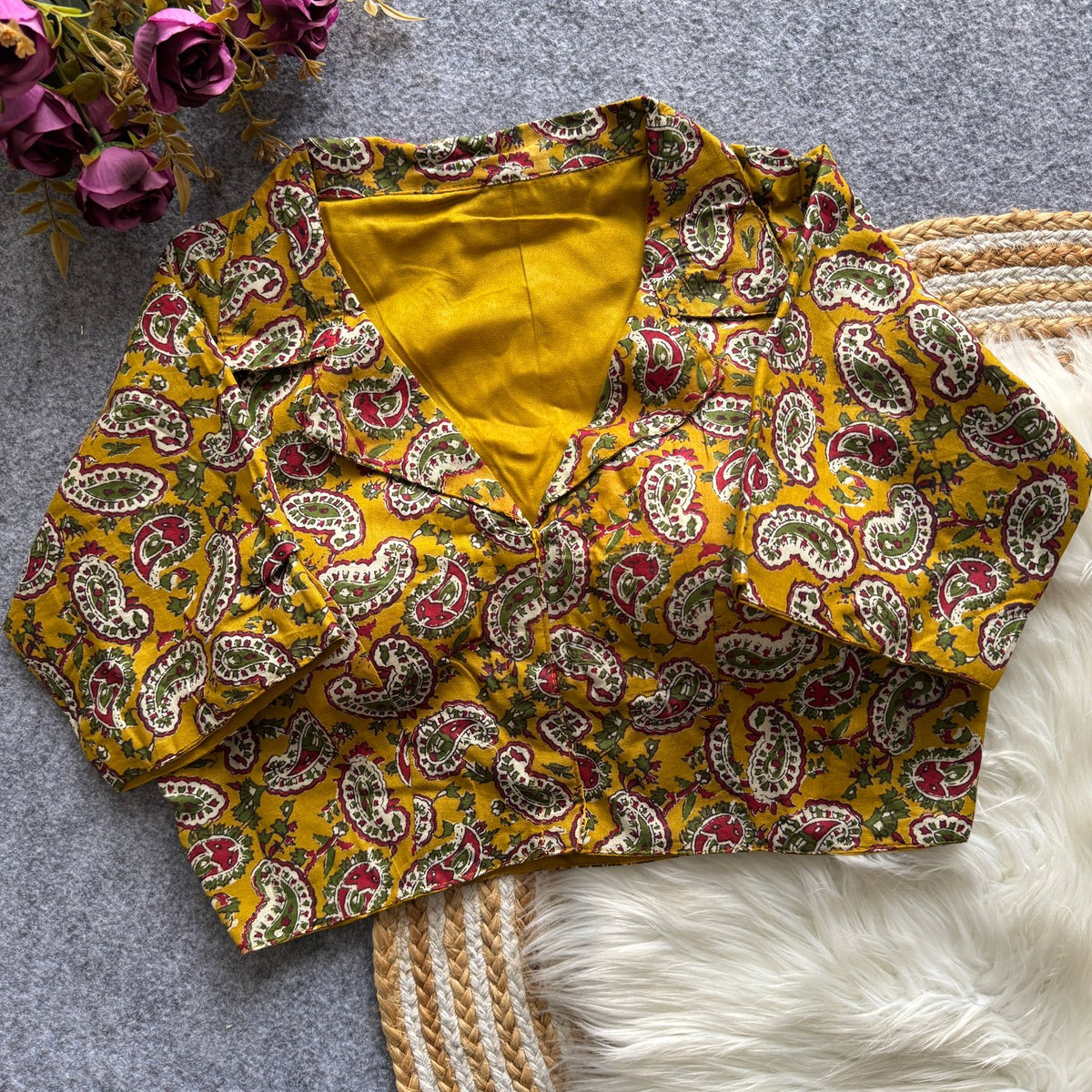 FASHION KALAMKARI SOUTH BLOUSE