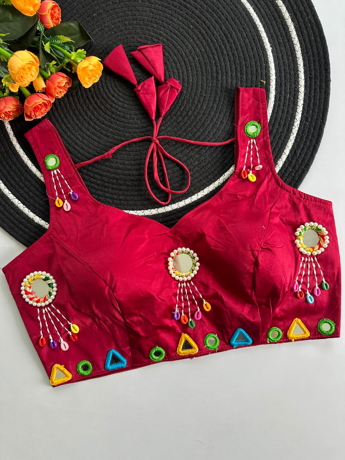 Fashion Collar Neck Blouse – Navratri Special