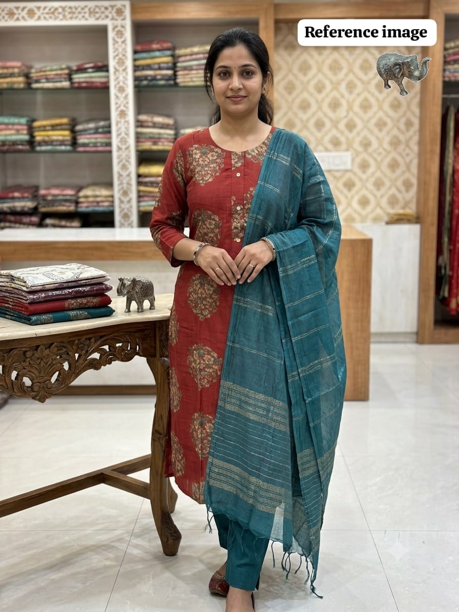 Heavy Vatikan Capsule Kurti Set (Kurti, Pant & Dupatta) - RC_FE 584F