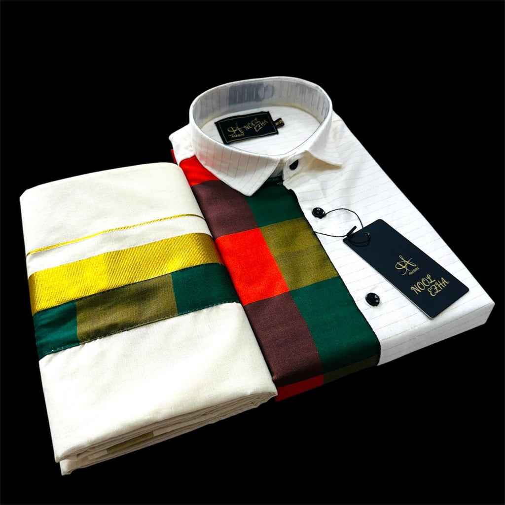 Shirt and mundu combo