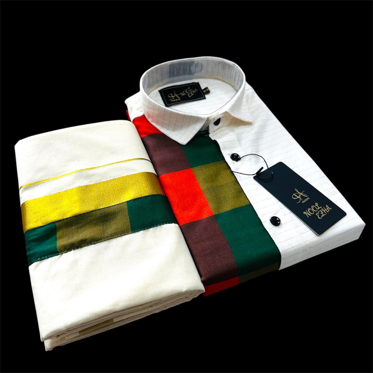 Shirt and mundu combo