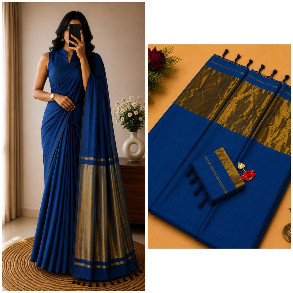 Nayanthara Inspired Khadi Saree