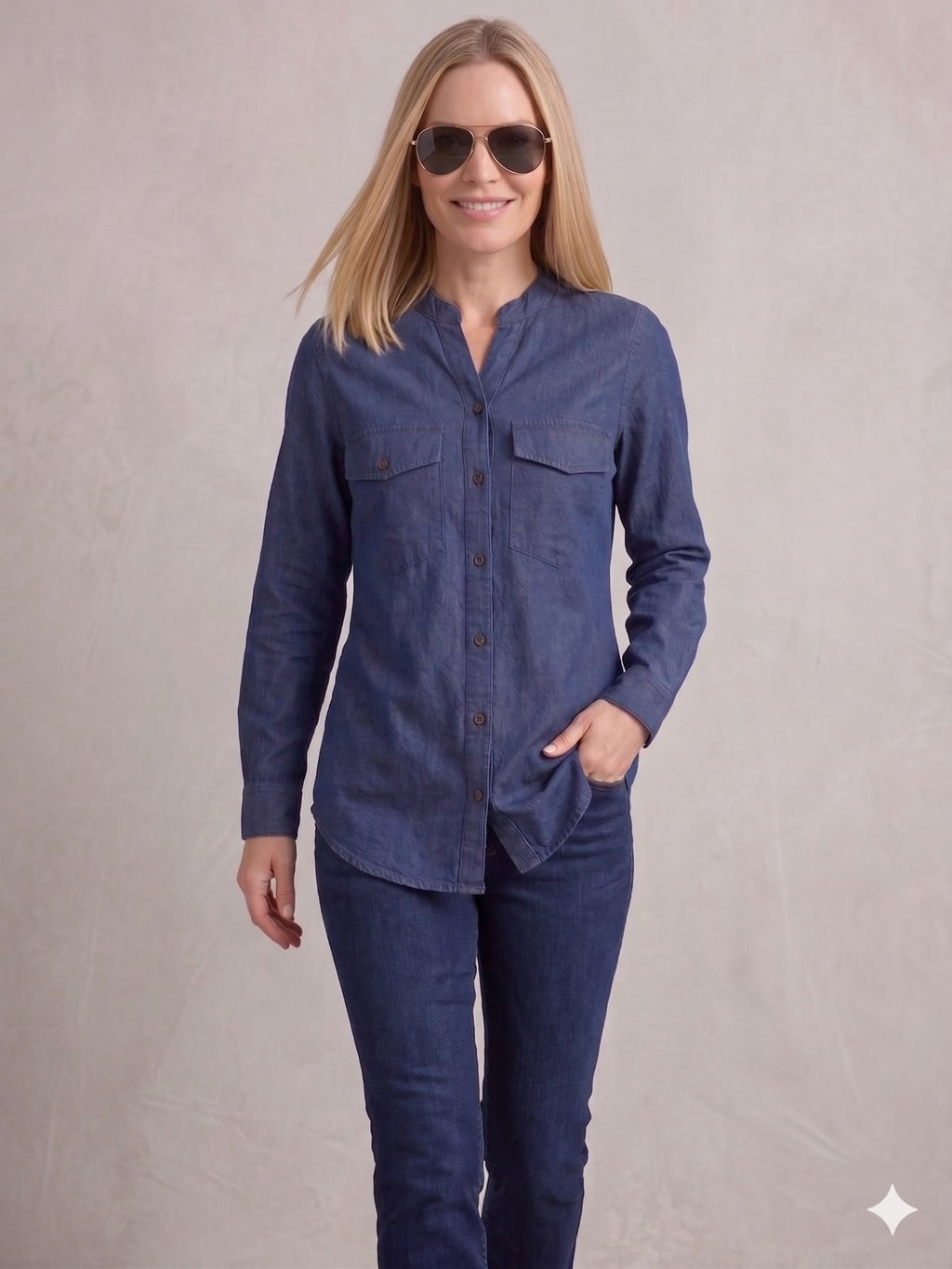 Always New Ladies Denim Shirt