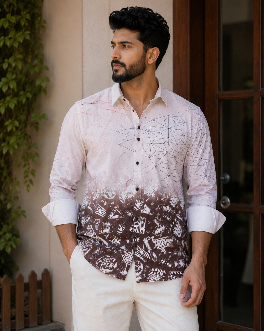Cotton Printed Full Sleeve Shirt