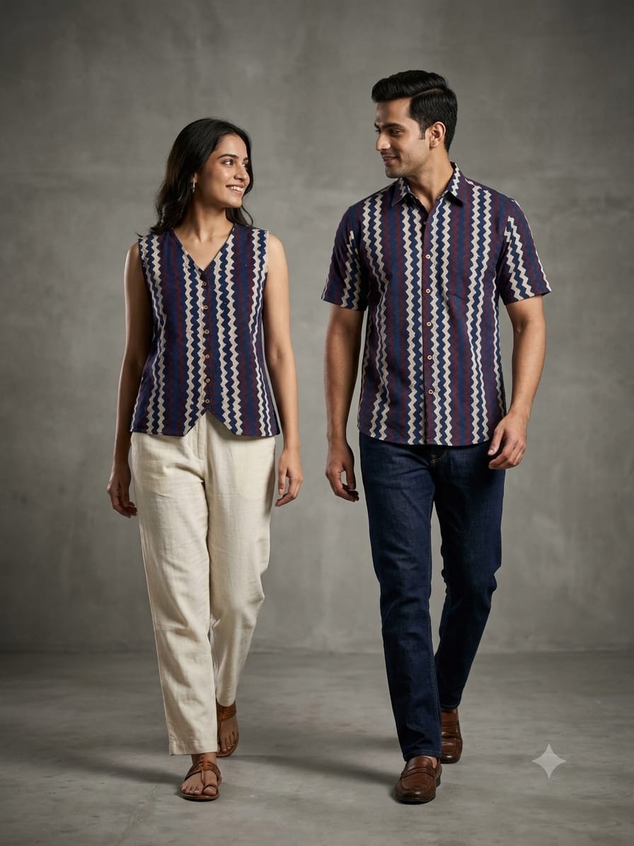 Pure Cotton Hand Block Printed Women’s Top