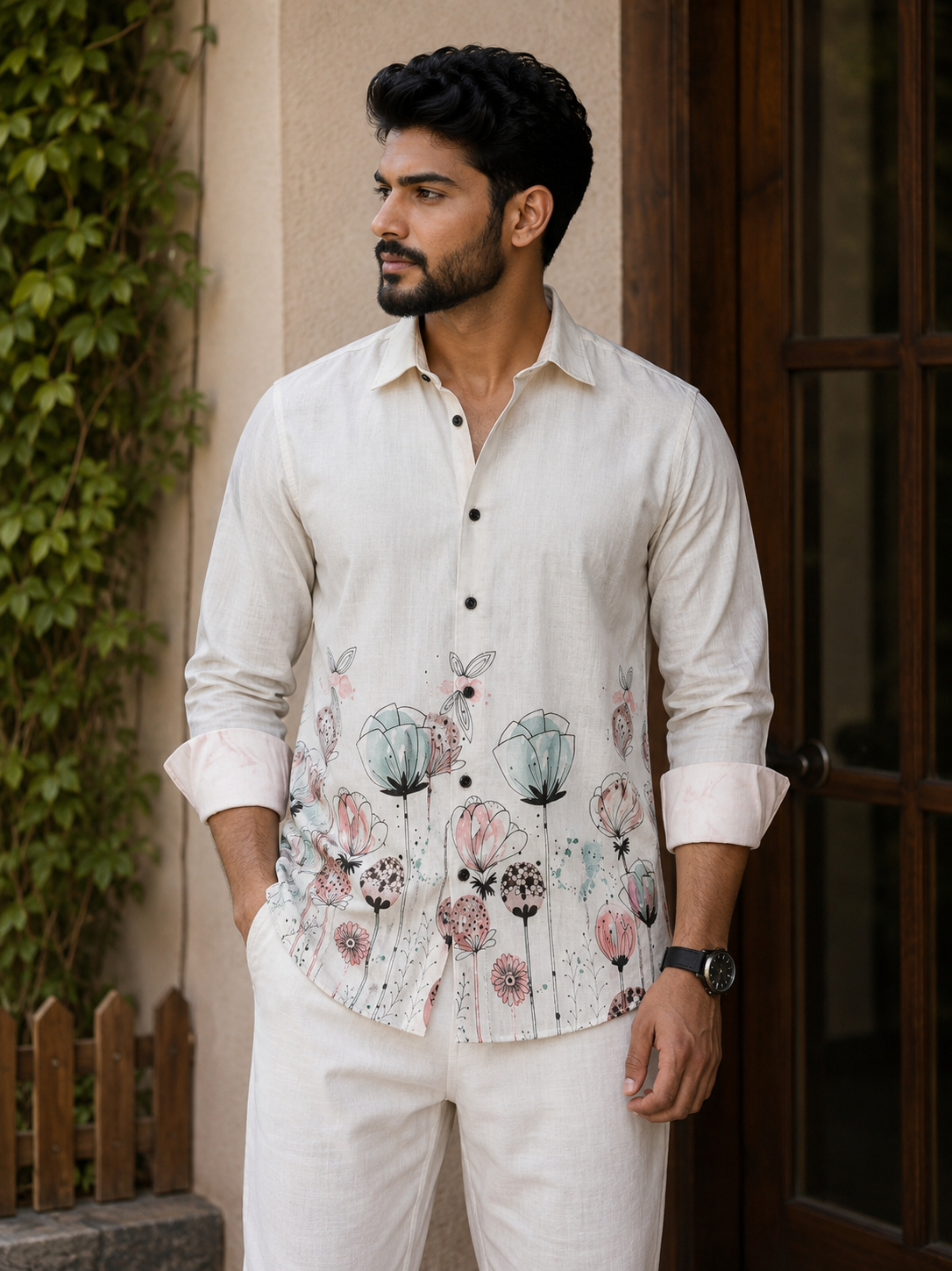 Cotton Printed Full Sleeve Shirt