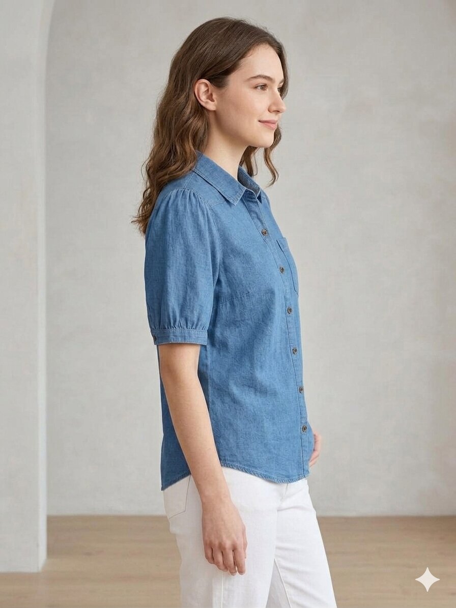 Always New Ladies Denim Shirt