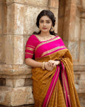 Premium Soft Lichi Silk Saree with Jacquard Work
