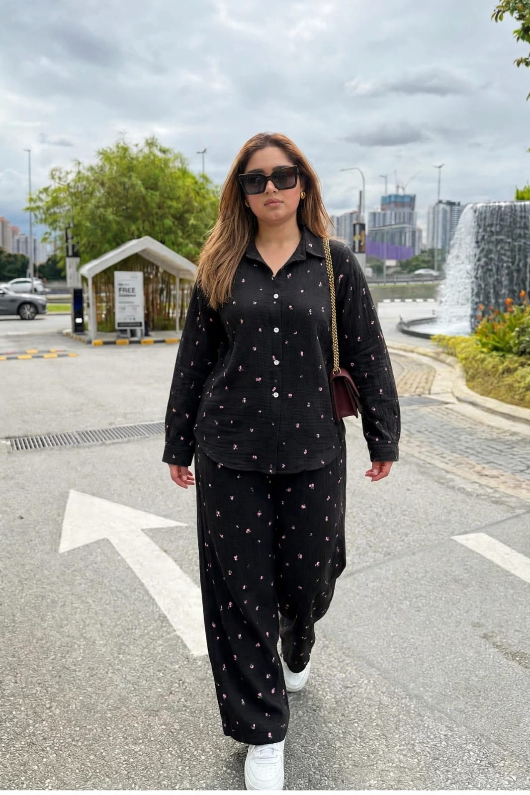 Pintersty Ultra Soft Mulmul Co-ord Set