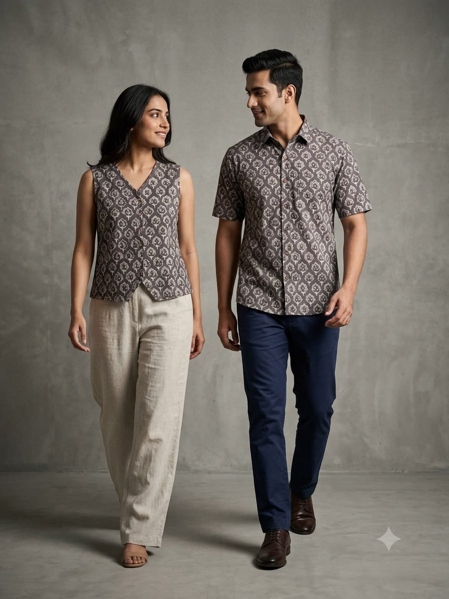 Pure Cotton Hand Block Printed Women’s Top