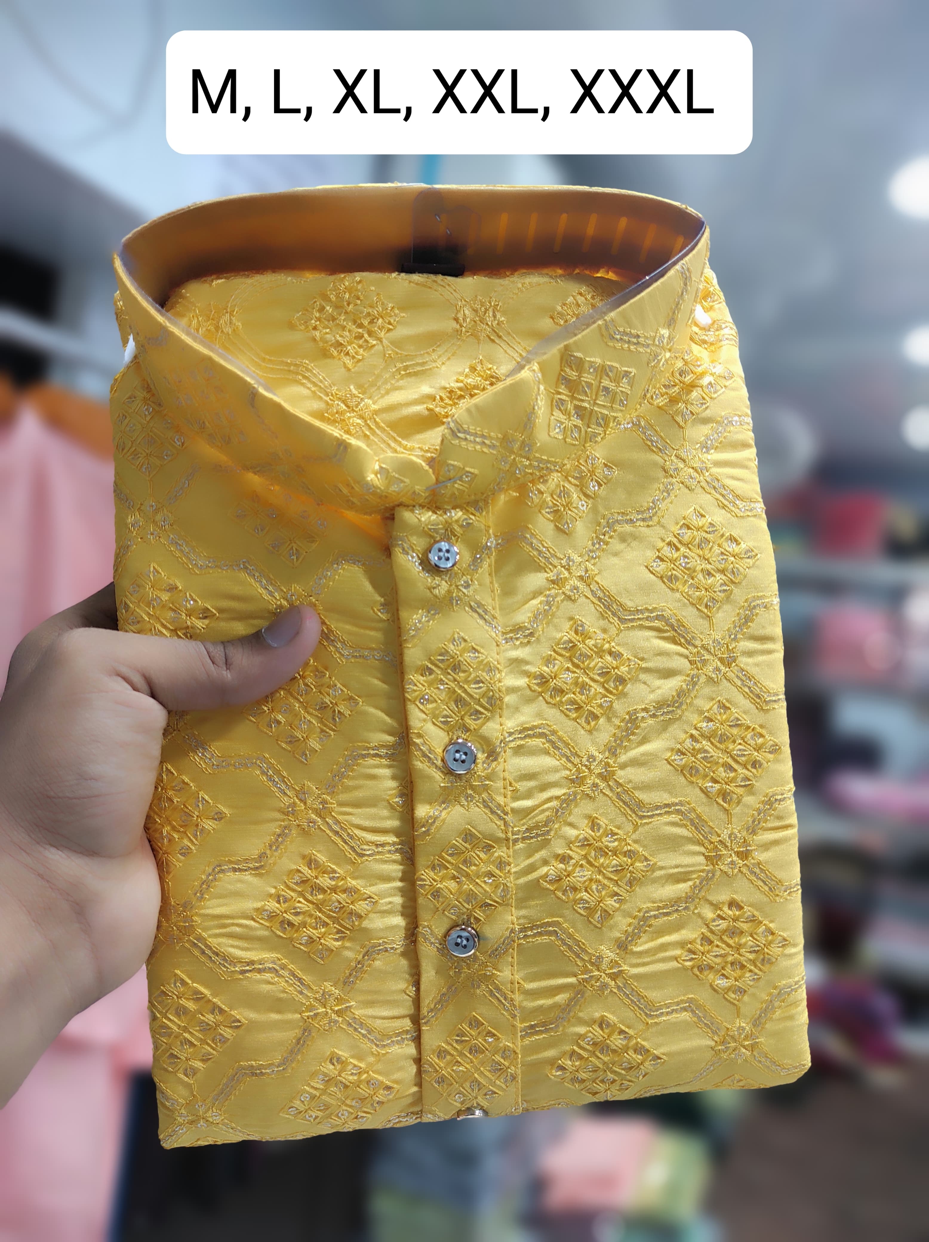 Men’s Embroidered Ethnic Kurta