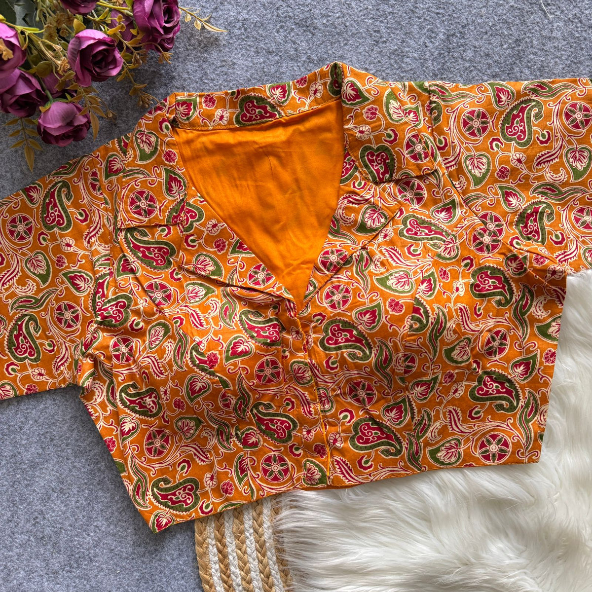 FASHION KALAMKARI SOUTH BLOUSE