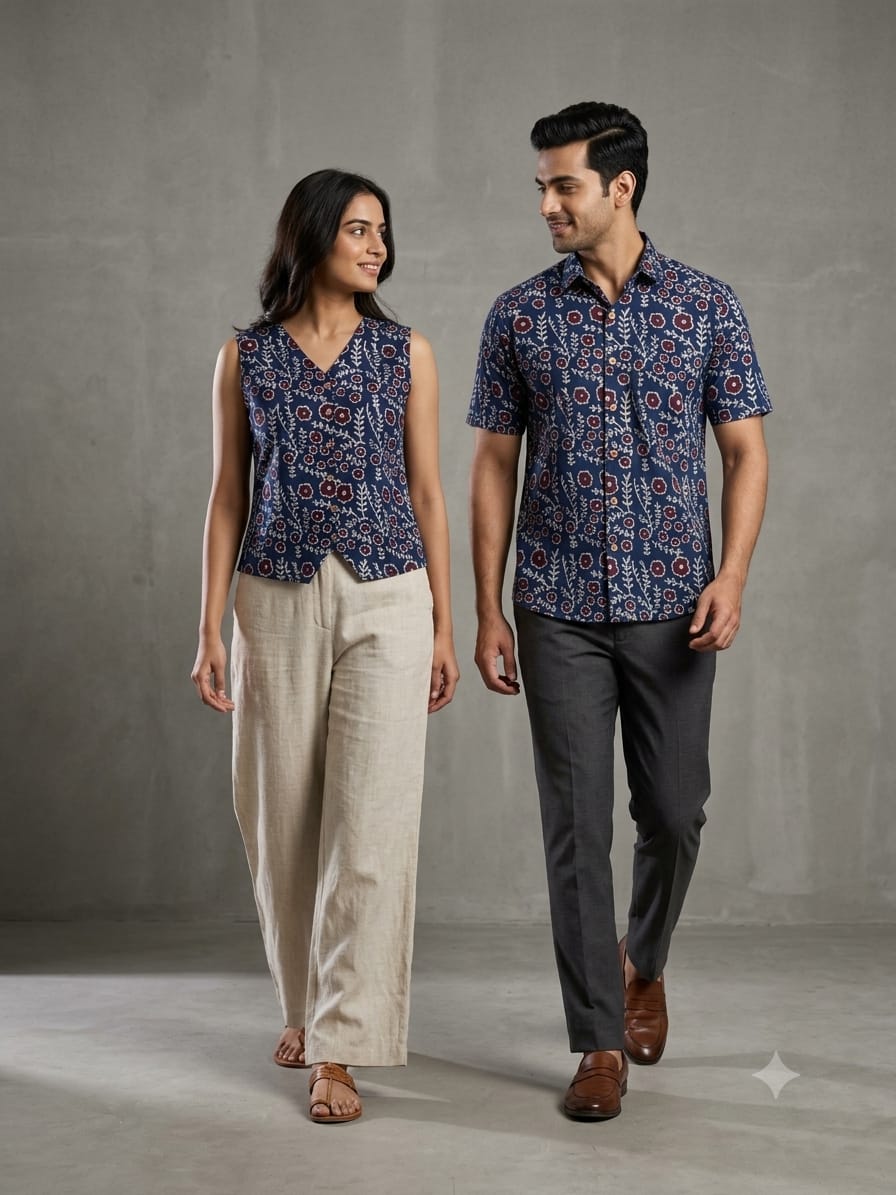 Pure Cotton Hand Block Printed Women’s Top