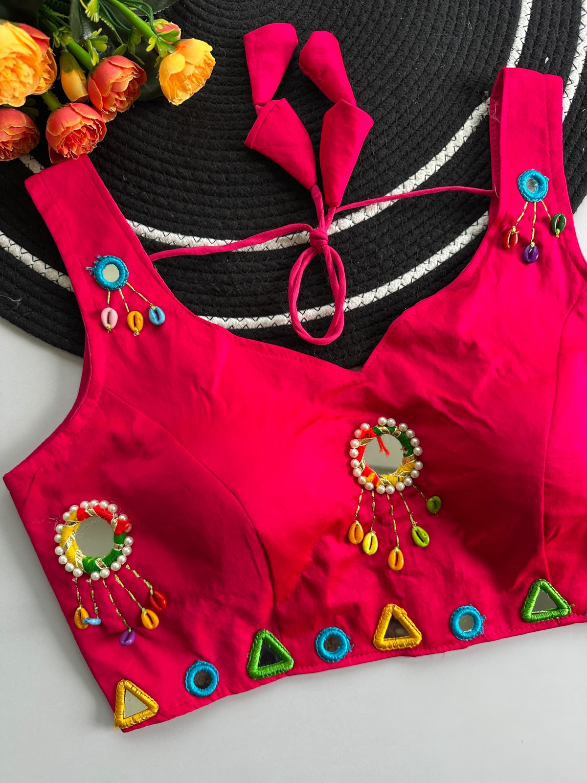 Fashion Collar Neck Blouse – Navratri Special