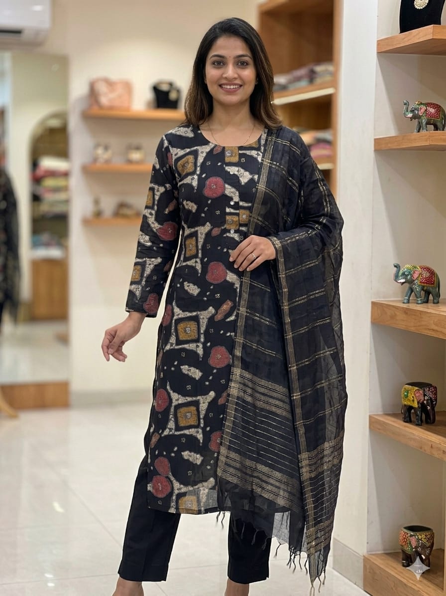 Heavy Vatikan Capsule Kurti Set (Kurti, Pant & Dupatta) - RC_FE 584F