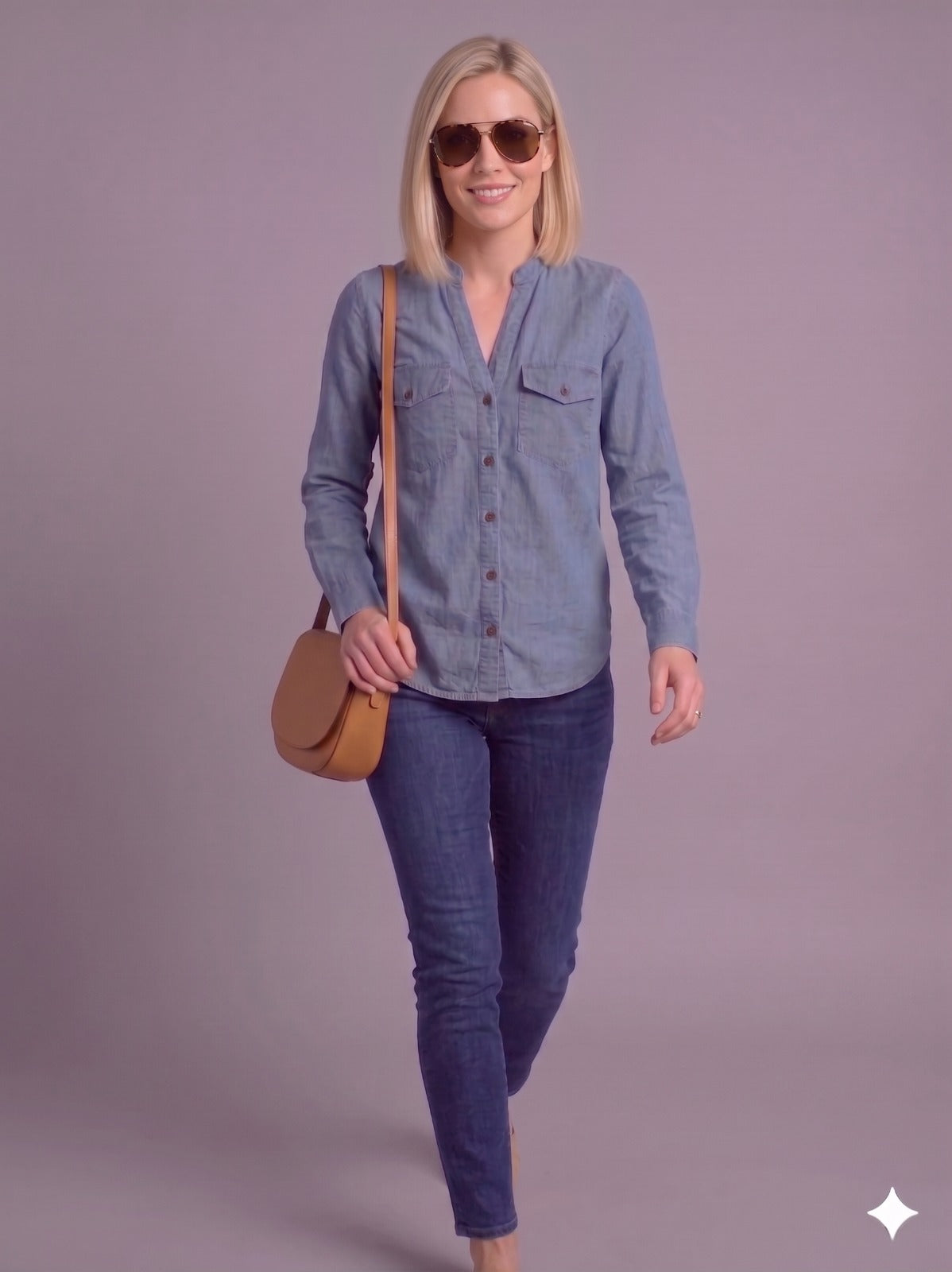 Always New Ladies Denim Shirt