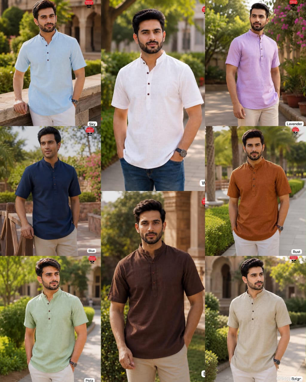 B-Desi 3.0 Short Kurta – Khadi Linen